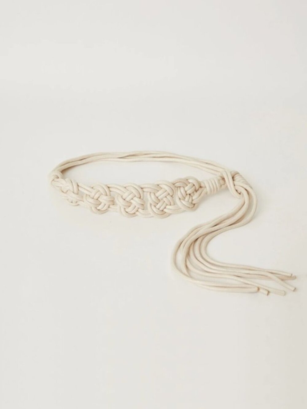 NWOT Anthropologie B-Low the Belt Cordelia Belt in Bone/Ivory - One Size